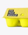 Egg Carton Packaging Mockup