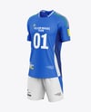 Soccer Kit Mockup - Half Side View