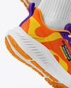 Running Shoes on Women's Legs Mockup