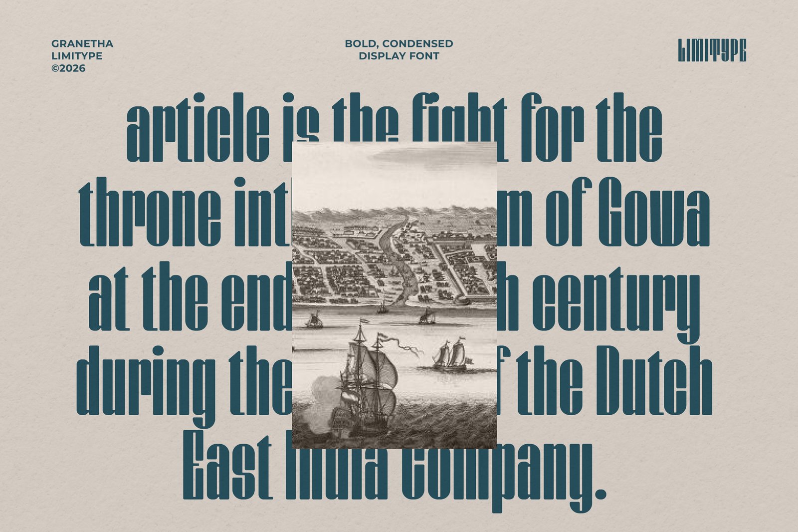 Granetha - Bold Condensed Font