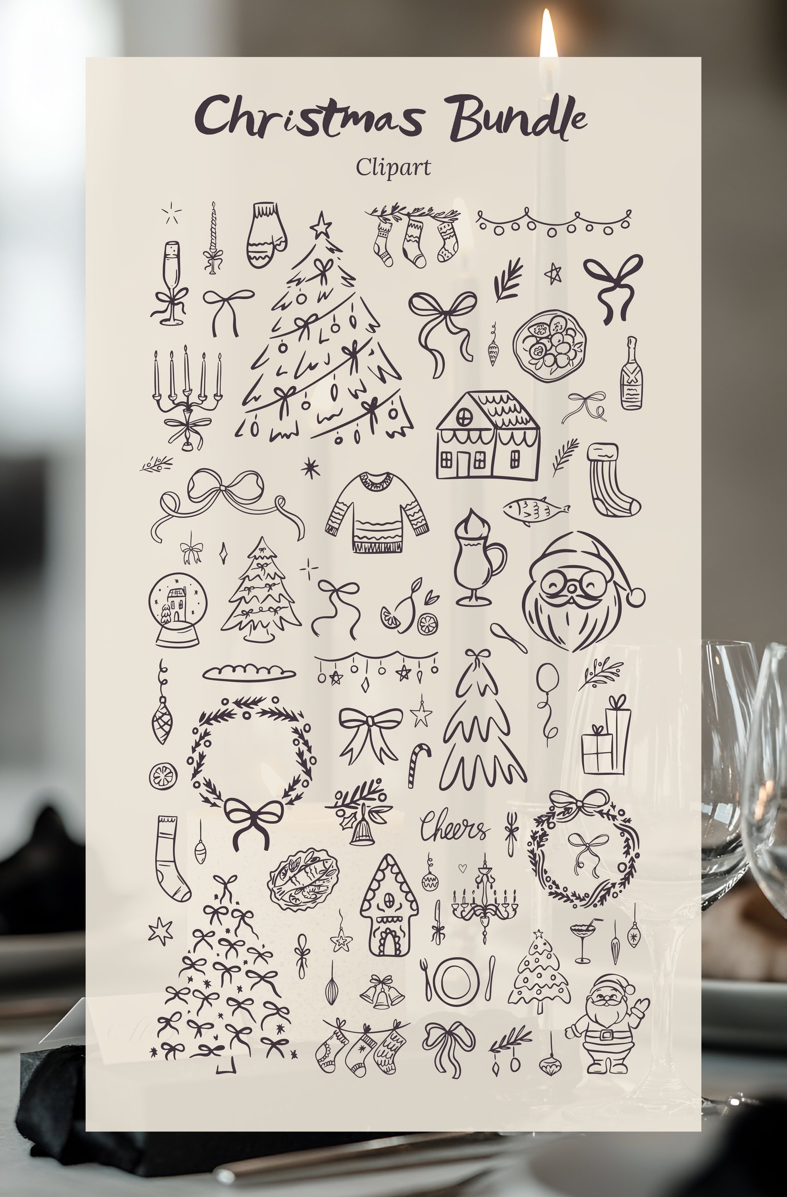 Christmas Clipart Bundle