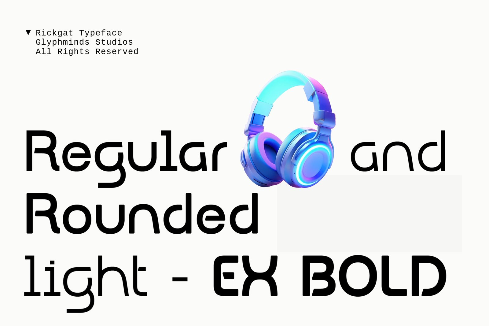 Rickgat - Futuristic Font Family