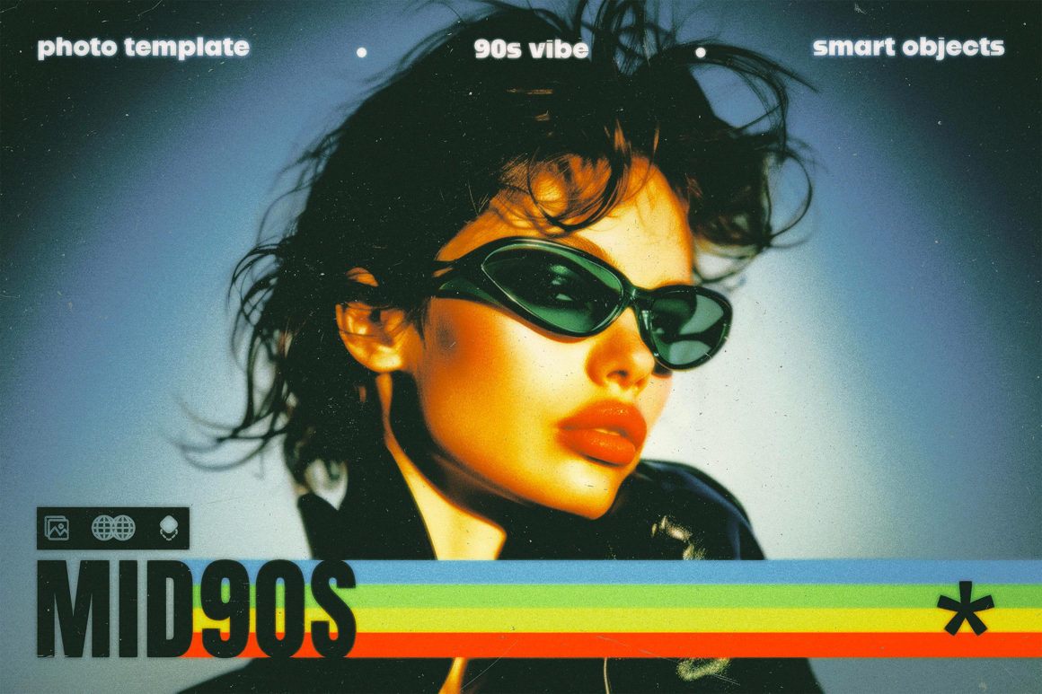 Mid 90&#039;s Vibe Photo Effect