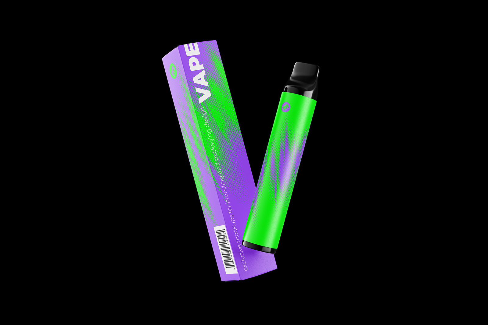 Vape E-liquid Device Mockup