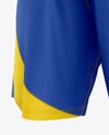 Soccer Kit Mockup - Back Half Side View