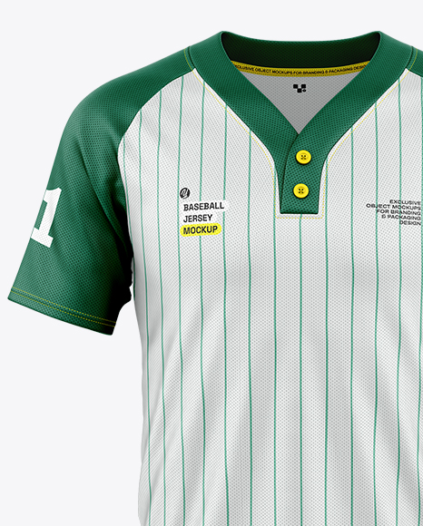 Baseball Jersey Mockup - Front View