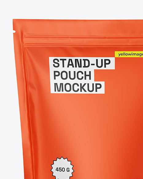 Matte Stand-up Pouch Mockup