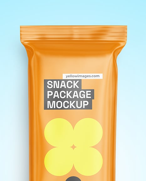 Matte Snack Package Mockup