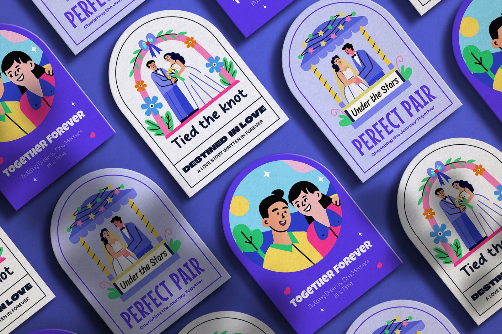 Wedding Stickers Set