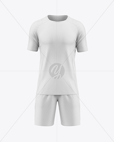 Training Short Sleeve Kit Mockup - Front View