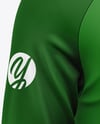 Men's Long Sleeve Raglan Polo Mockup
