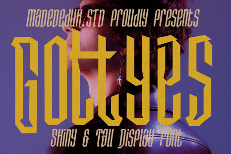 Gottyes Display Font - 80s font