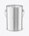 Paint Tin Can w/ Handle Mockup