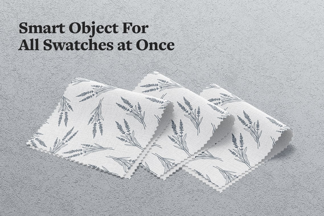 Fabric Swatches Mockup