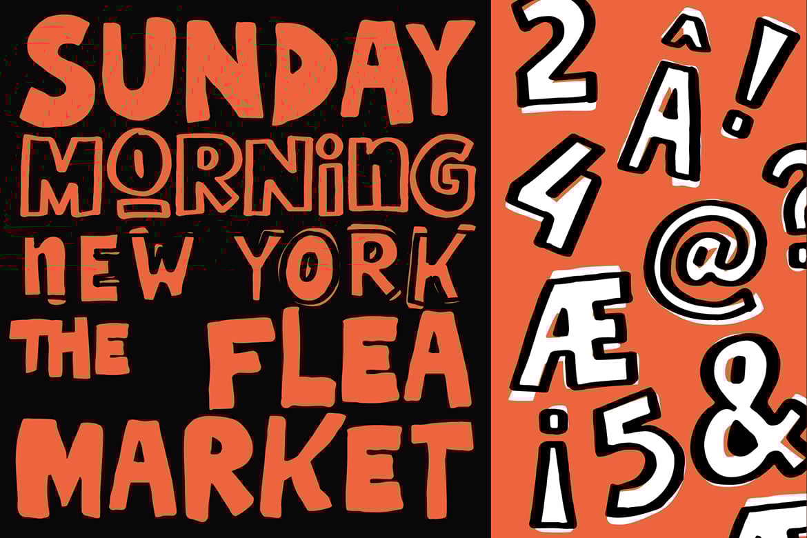 Imaginice – Raw Playful Family Font