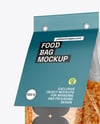 Transparent Package with Lentils Mockup