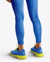 Woman Wearing a Crop Top and Leggings Mockup