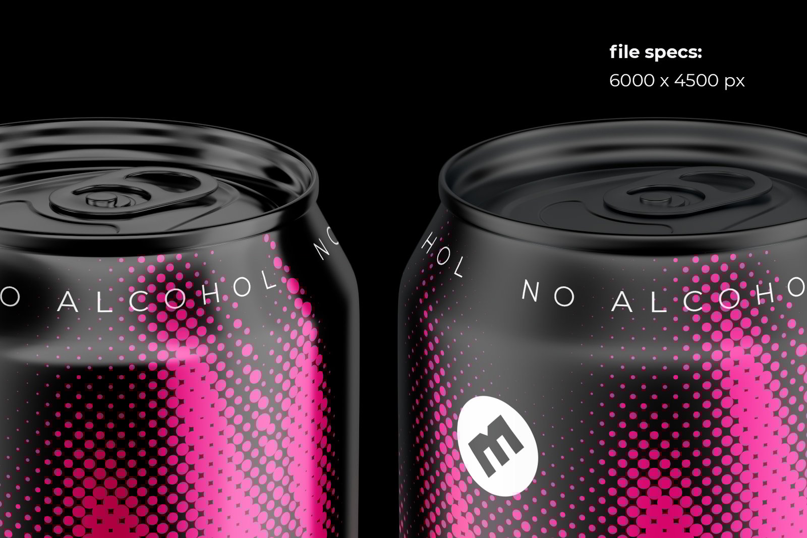 450ml Aluminium Can Mockup