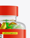Gummy Bears Plastic Bottle Mockup