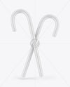 Two Candy Canes Mockup
