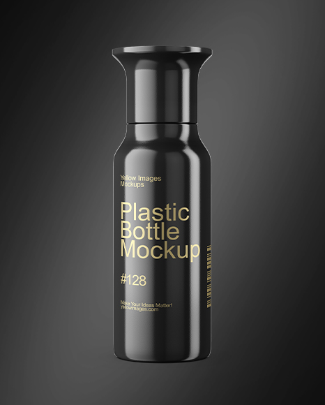Glossy Cosmetic Bottle Mockup
