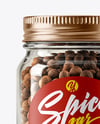 Glass Jar with Whole Allspice Mockup