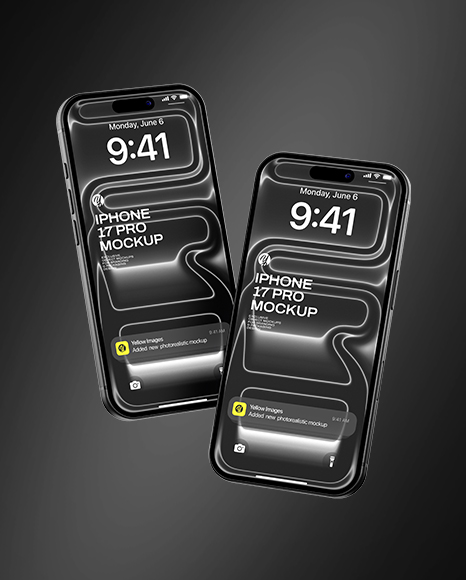 Two iPhone 17 Pro Mockup