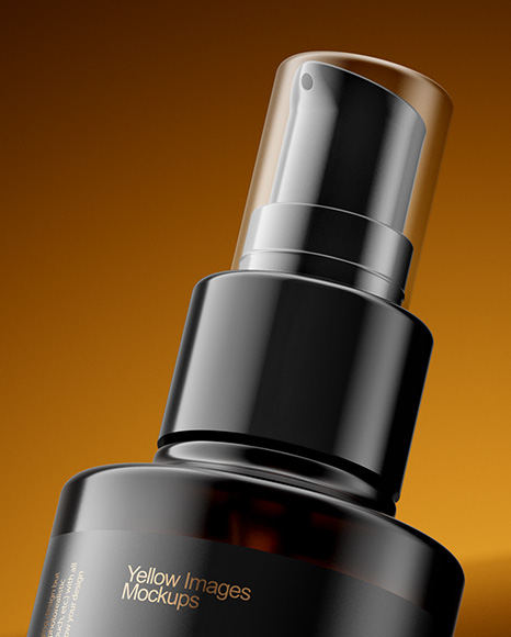 100ml Cosmetic Pump Bottle Mockup