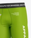 3/4 Men's Leggings Mockup