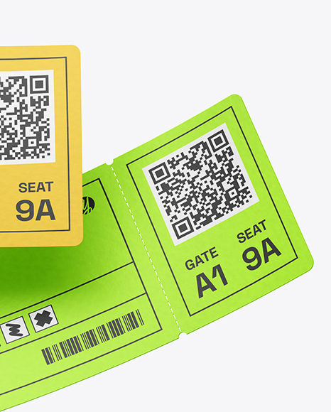 Two Tickets Mockup