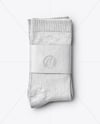 Socks with Label Mockup
