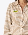 Young Woman Wearing Shirt and Shorts Mockup