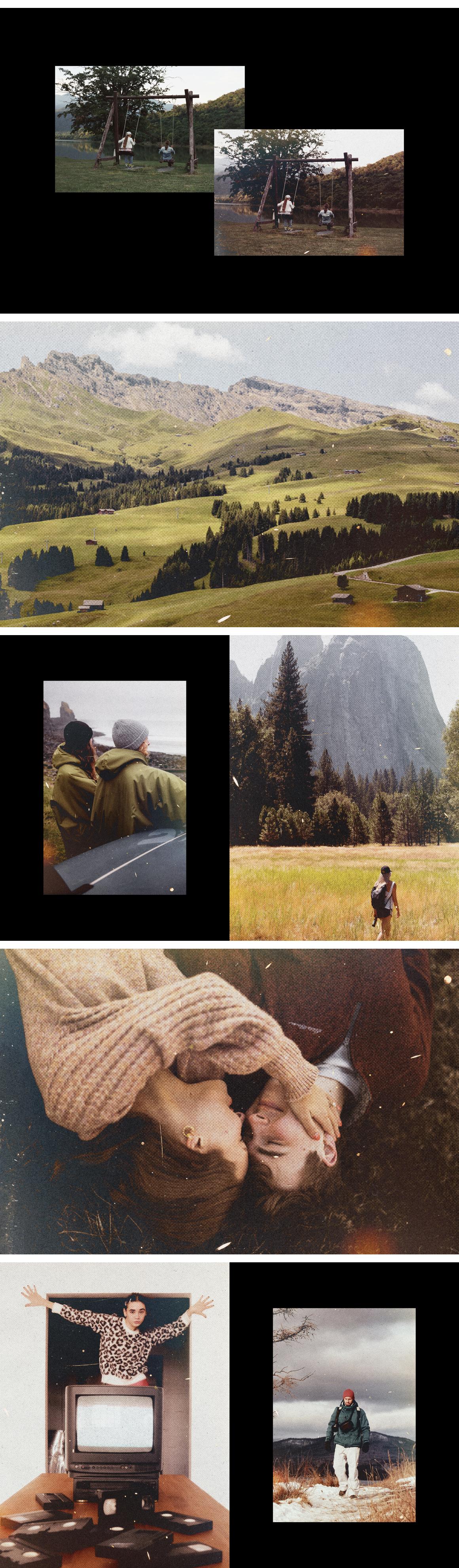 Retro Film Template Effect