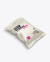 Glossy Snack Pack Mockup - Half Side View