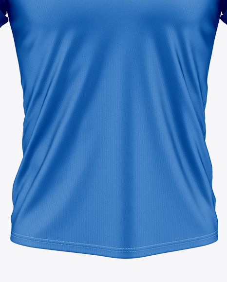 Crew Neck Rugby Jersey Mockup - Front View