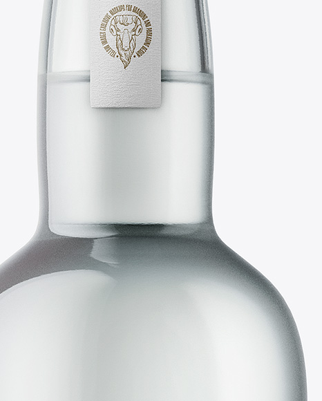 Tall Dry Gin Bottle Mockup