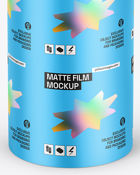 Matte Film Roll Mockup