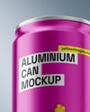 8.5oz Aluminium Can on the Block Mockup