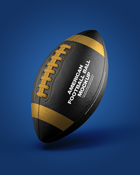 American Football Ball Mockup
