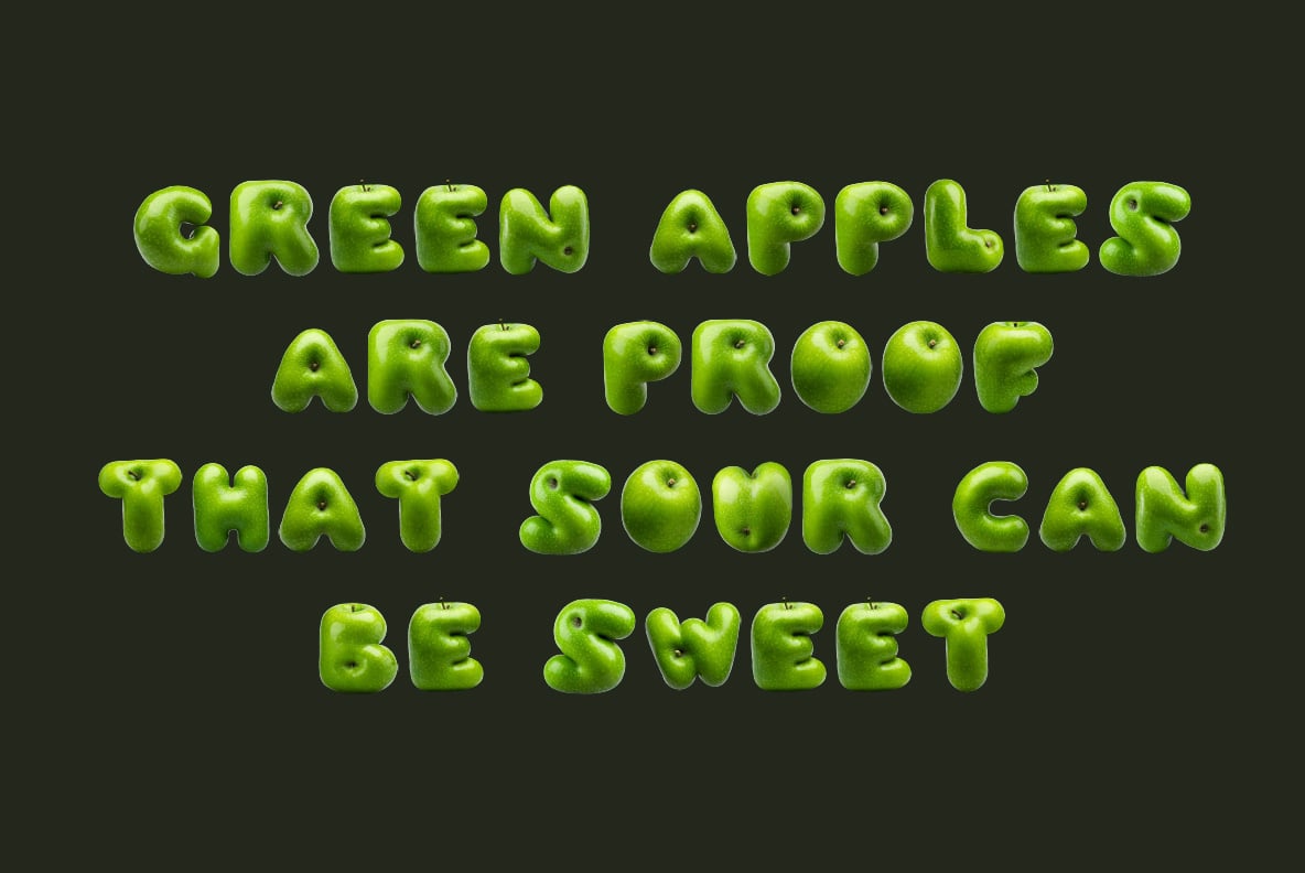 Green Apple Font