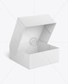 Opened Cake Box Mockup