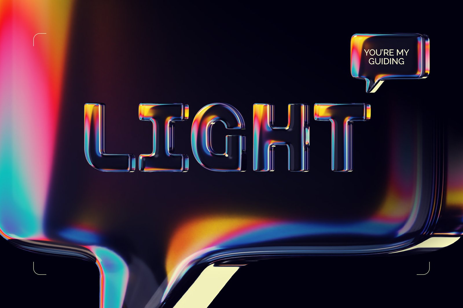 Refraction Ray - Color Bitmap Font
