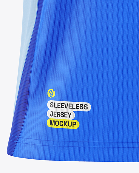 Training Sleeveless Jersey Mockup - Front View