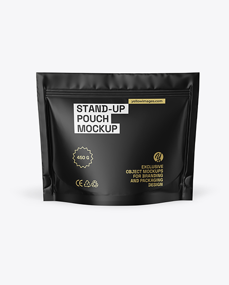 Matte Stand-up Pouch Mockup