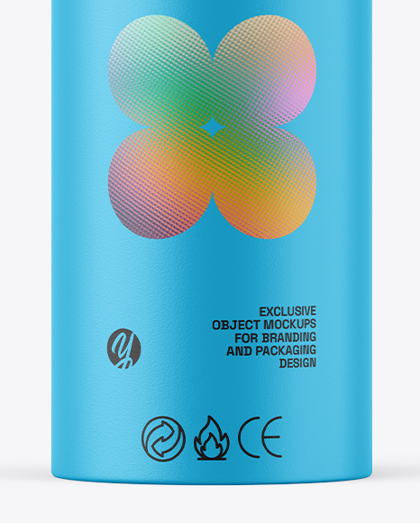 Matte Paper Tube Mockup