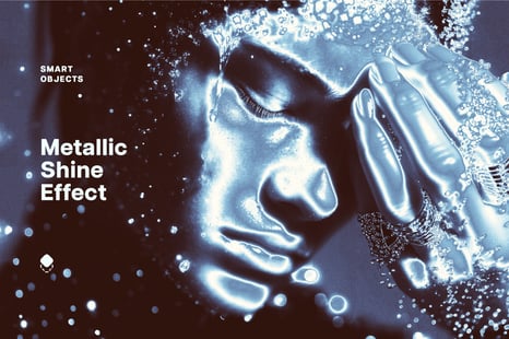 Metallic Shine Photo Effect - Instagram story