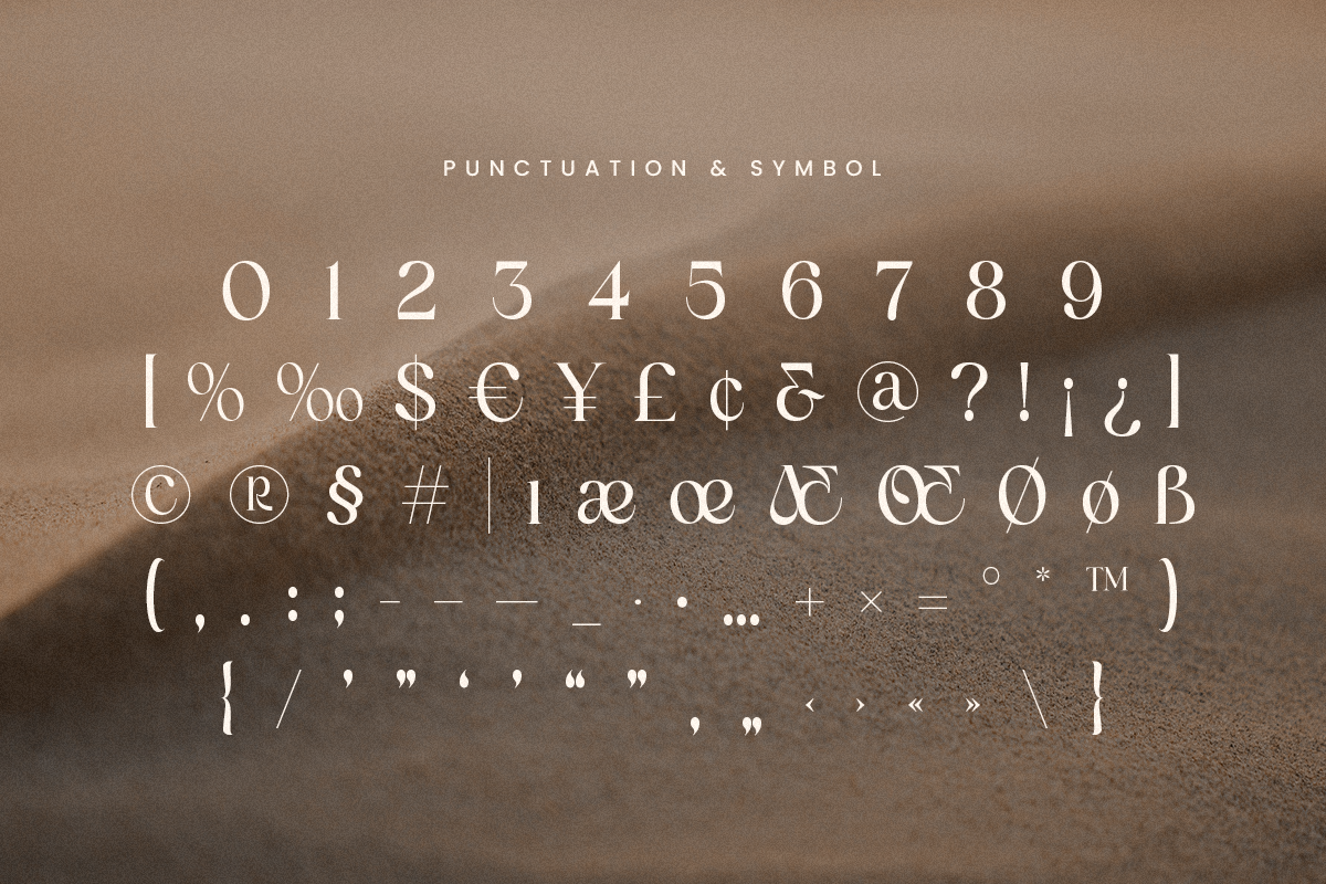 Organic - Cinematic Logo Luxury Font