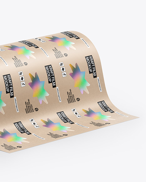 Kraft Paper Roll Mockup