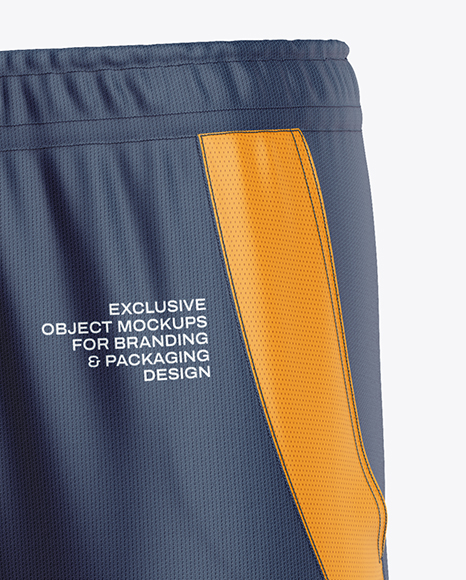 Quarter Sports Pants Mockup - Half Side View