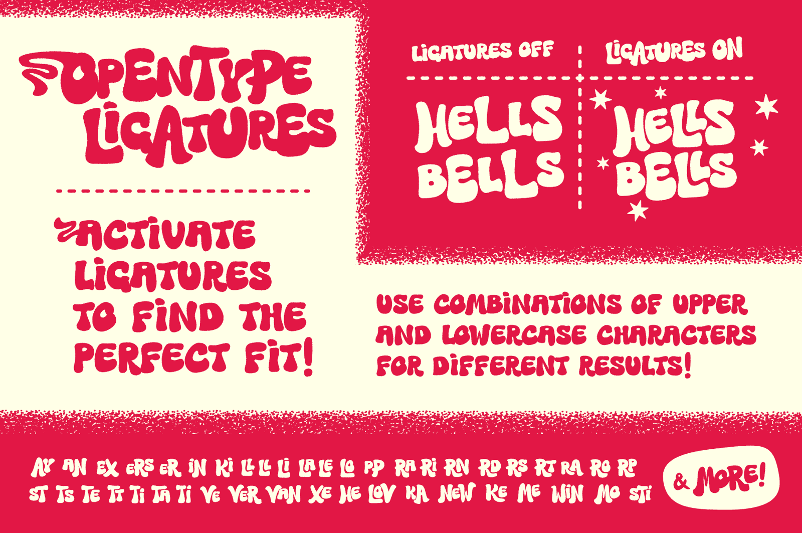 Hells Bells - A 1970s Bell Bottom Font